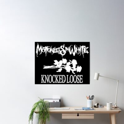Motionless Knocked In Loose 2021 Menlu Poster Official Knocked Loose Merch