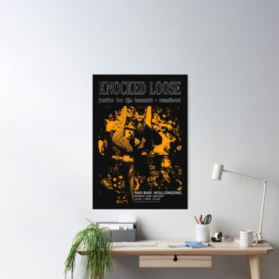 Knocked Loose Art Poster Official Knocked Loose Merch